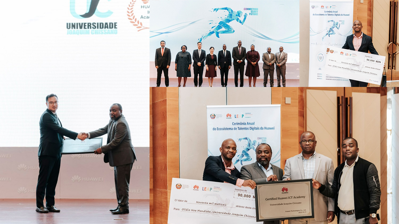 Cerimónia de Ecossistema de Talentos Digitais da Huawei